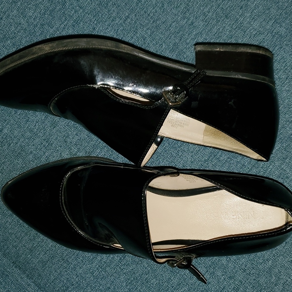 Patent Leather oxfords.  7.5 Black